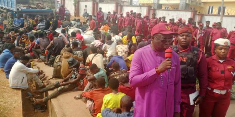 Amotekun Arrests 149 Suspects In Trucks