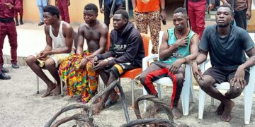 Osun: Amotekun parade ’28’ Ex-convict over Cable Worth N5.6m Theft