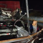 Rainfall: Driver Trapped as Billboard Falls on Coca-Cola Truck in Osogbo