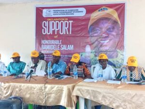 "Your Work Speaks for You": Students, Youths Endorse Bamidele Salam for Re-Election