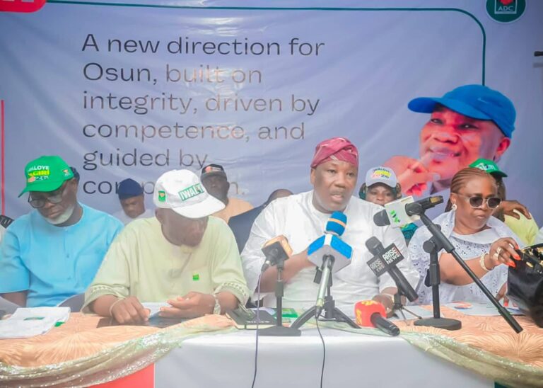 Osun 2026: ADC Candidate Unveils Manifesto, Vows Job Creation, Economic Revival